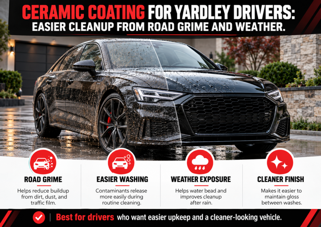 ceramic coating on a car
